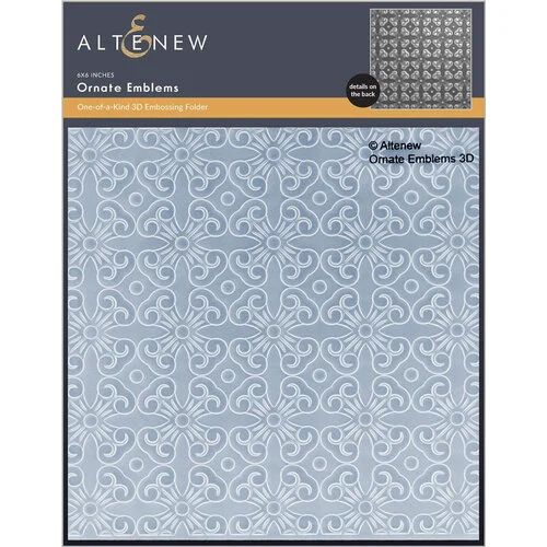 Altenew - 3D Embossing Folder - Ornate Emblems 1 Altenew - 3D Embossing Folder - Ornate Emblems
