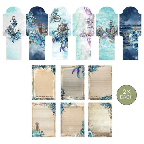 Prima - A Mermaid's Tale Collection - Stationary Pack 1 Prima - A Mermaid's Tale Collection - Stationary Pack