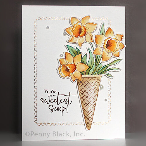 Penny Black - Creative Dies - Flower Scoops 2 Penny Black - Creative Dies - Flower Scoops
