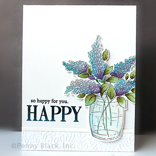 Penny Black - Creative Dies - Good Wish Bouquet 2 Penny Black - Creative Dies - Good Wish Bouquet