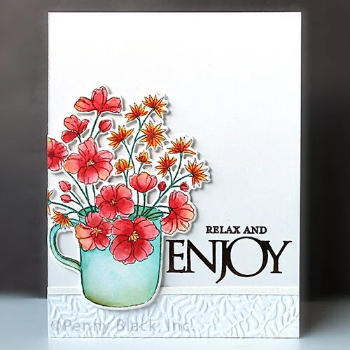 Penny Black - Creative Dies - Good Wish Bouquet 3 Penny Black - Creative Dies - Good Wish Bouquet
