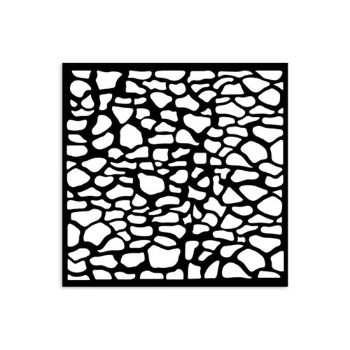 Stamperia - Silent Sea Collection - Stencils - Stones