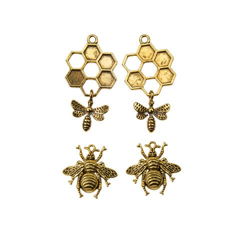 Prima - Miel Collection - Metal Charms - Set 1 1 Prima - Miel Collection - Metal Charms - Set 1