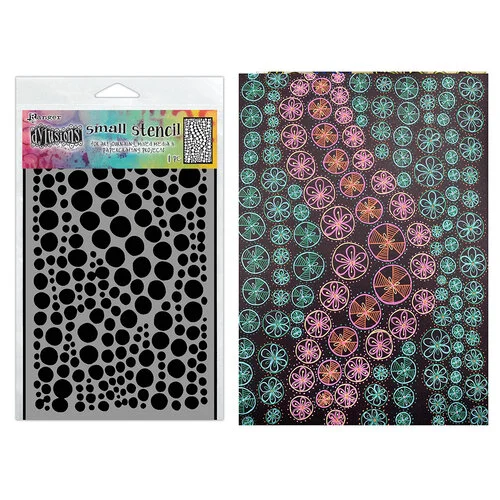 Ranger Ink - Dylusions - Stencils - Drip Drops - Small 2 Ranger Ink - Dylusions - Stencils - Drip Drops - Small