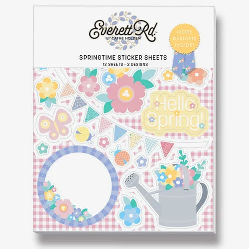 Everett Rd - Springtime Collection - Sticker Sheets 1 Everett Rd - Springtime Collection - Sticker Sheets