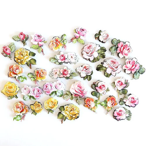 Anna Griffin - Stickers - Mascara Rose