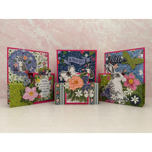 Graphic 45 - Spring Is In The Air Collection - Card Kits 3 Graphic 45 - Spring Is In The Air Collection - Card Kits