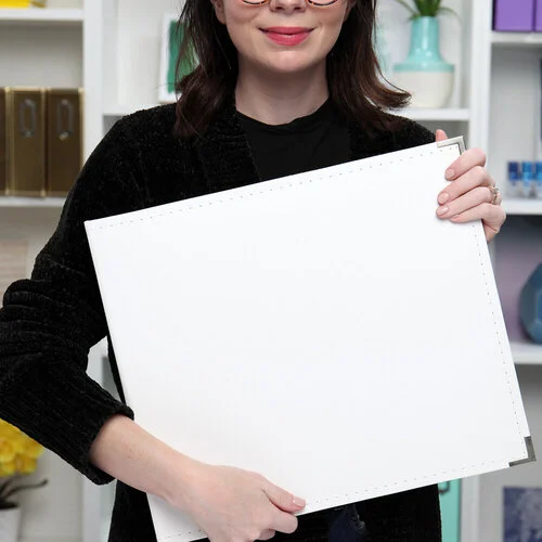 Scrapbook.com - 12x12 Three Ring Album - White