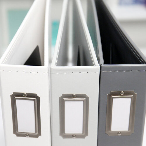 Scrapbook.com - 12x12 Three Ring Album - White