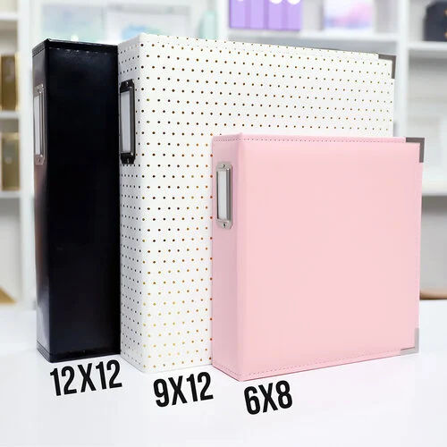 Scrapbook.com - 12x12 Three Ring Album - White