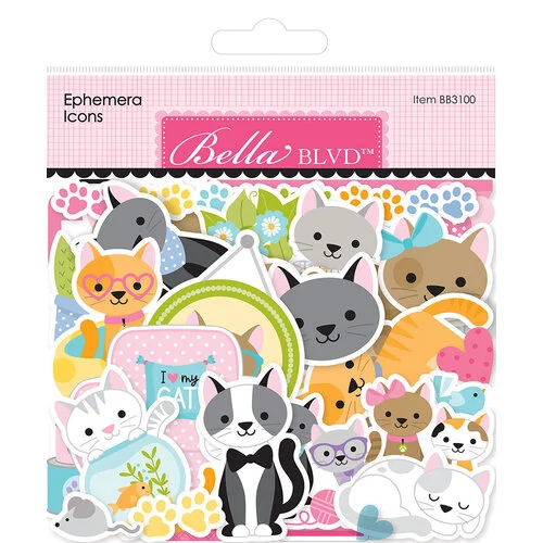 Bella Blvd - Meow Collection - Ephemera - Icons