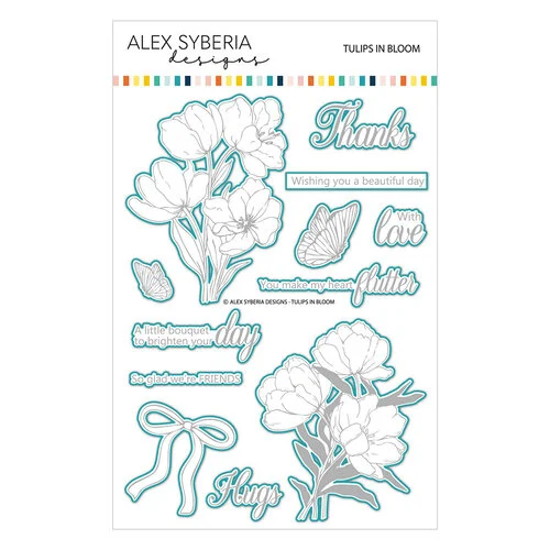 Alex Syberia Designs - Dies - Tulips in Bloom