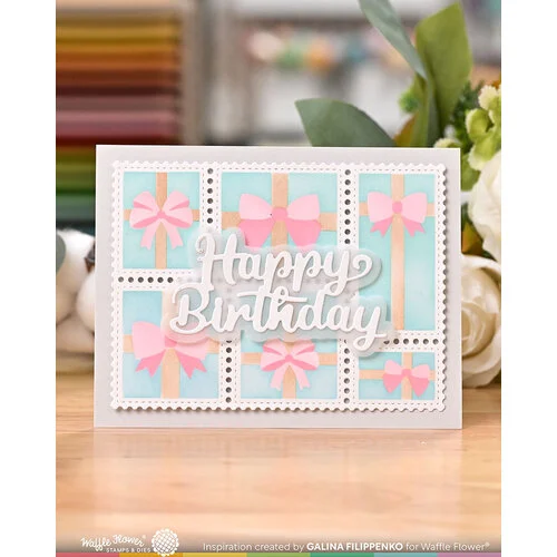 Waffle Flower Crafts - Postage Collage Collection - Stencils - Gifts 7 Waffle Flower Crafts - Postage Collage Collection - Stencils - Gifts