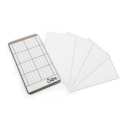 Sizzix - Sticky Grid Sheets - 2.5 x 4.5 - 5 Pack 1 Sizzix - Sticky Grid Sheets - 2.5 x 4.5 - 5 Pack