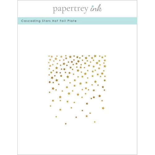 Papertrey Ink - Hot Foil Plate - Cascading Stars
