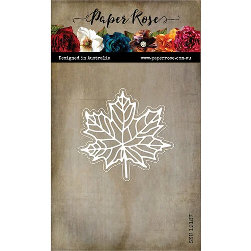 Paper Rose - Dies - Maple Leaf Outlines