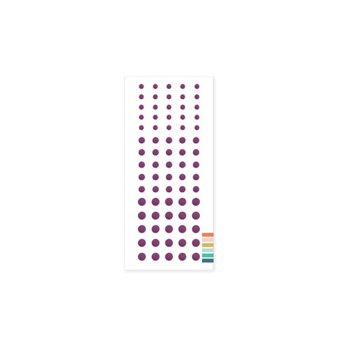 Concord and 9th - Enamel Dots - Plumberry
