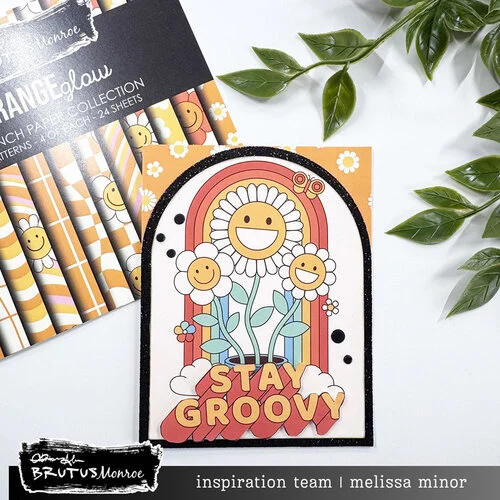 Brutus Monroe - Groovy Darling Collection - Card Panels - Flower Power 5 Brutus Monroe - Groovy Darling Collection - Card Panels - Flower Power