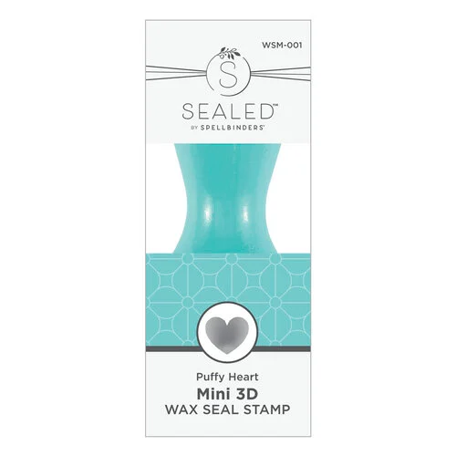 Spellbinders - Mini Wax Seals Collection - 3D Mini Wax Seal - Puffy Heart