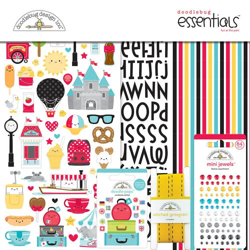 Doodlebug Design - Fun At The Park Collection - Essentials Kit 1 Doodlebug Design - Fun At The Park Collection - Essentials Kit