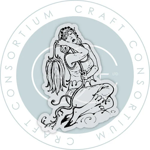 Craft Consortium - Faeries Collection - Clear Photopolymer Stamps - Wilted