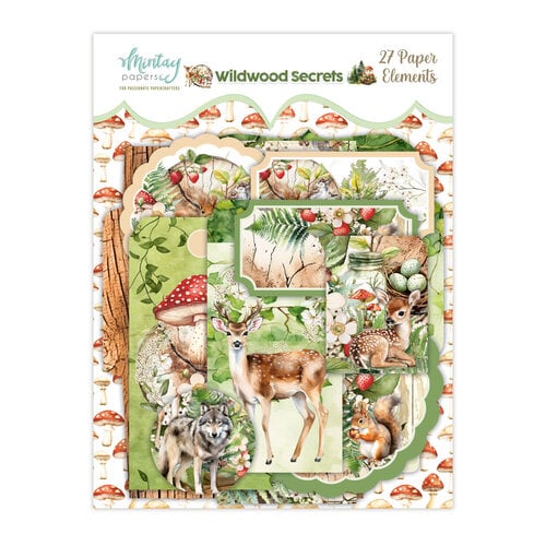 Mintay Papers - Wildwood Secrets Collection - Embellishments - Paper Elements