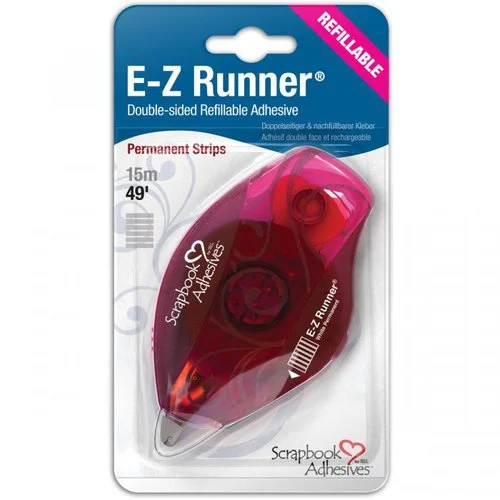 3L - Scrapbook Adhesives - E-Z Runner - Tape - Permanent Strips - Refillable