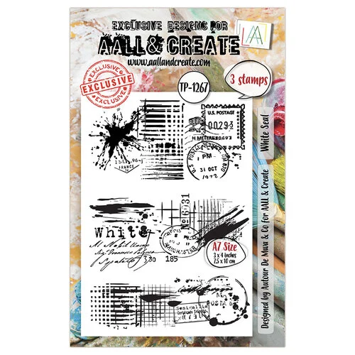AALL and Create - Celestial Marks Collection - Clear Photopolymer Stamps - White Seal