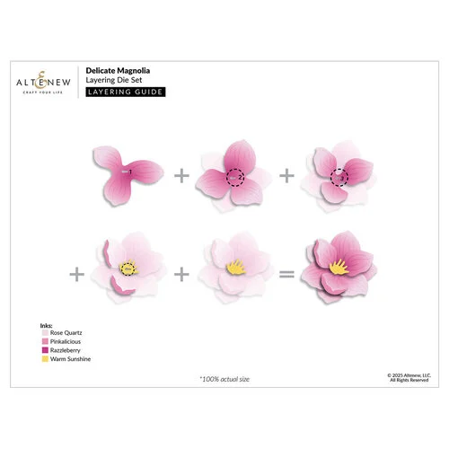 Altenew - Layering Dies - Delicate Magnolia 2 Altenew - Layering Dies - Delicate Magnolia