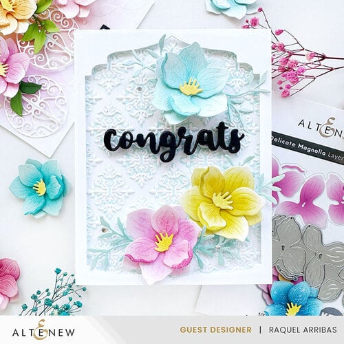 Altenew - Layering Dies - Delicate Magnolia 5 Altenew - Layering Dies - Delicate Magnolia