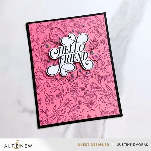 Altenew - Press Plates - Floral Serenade