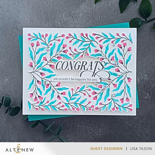 Altenew - Press Plates - Flowering Hedge