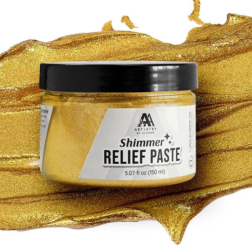 Altenew - Shimmer Relief Paste - Mayan Gold