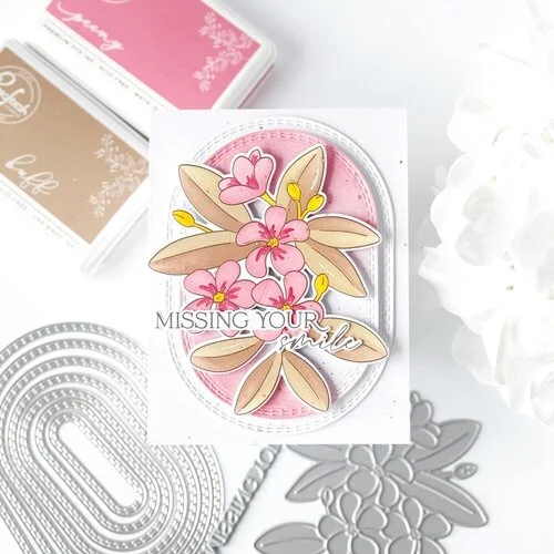 Pinkfresh Studio - Good Times Collection - Stencils - Plumeria