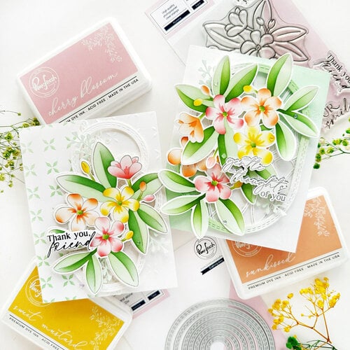 Pinkfresh Studio - Good Times Collection - Stencils - Plumeria