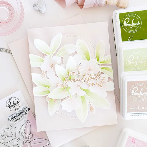 Pinkfresh Studio - Good Times Collection - Stencils - Plumeria