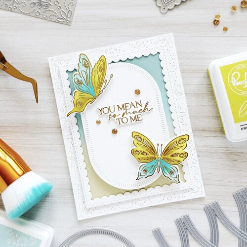 Pinkfresh Studio - Good Times Collection - Press Plates - Butterfly Bliss 3 Pinkfresh Studio - Good Times Collection - Press Plates - Butterfly Bliss
