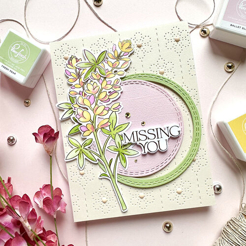 Pinkfresh Studio - Good Times Collection - Stencils - Bluebonnet Bliss