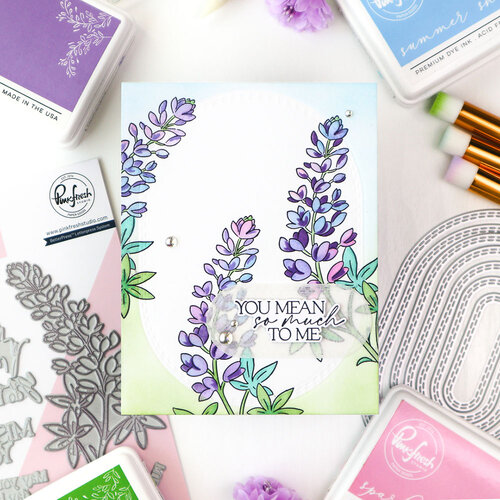 Pinkfresh Studio - Good Times Collection - Stencils - Bluebonnet Bliss