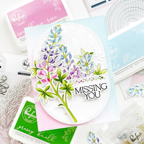 Pinkfresh Studio - Good Times Collection - Stencils - Bluebonnet Bliss