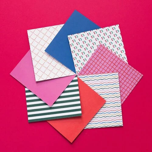 Scrapbook.com - Seaside - Patterned Cardstock Paper Pad - Double Sided - A2 - 4.25 x 5.5 - 40 Sheets