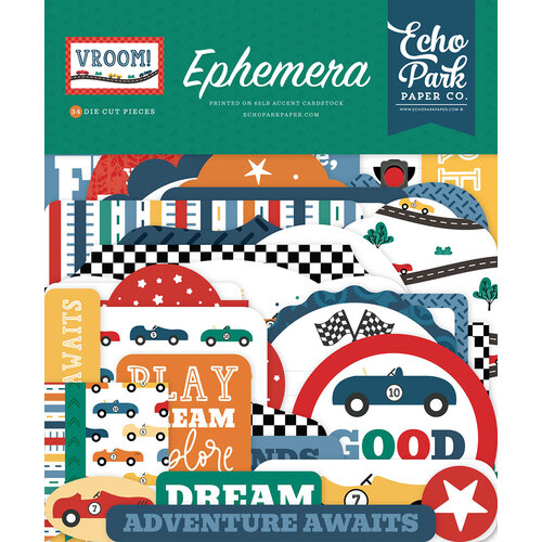 Echo Park - Vroom! Collection - Ephemera 1 Echo Park - Vroom! Collection - Ephemera
