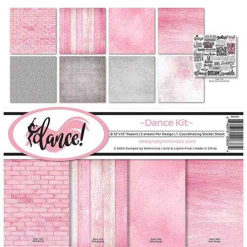 Reminisce - Dance Collection - 12 x 12 Collection Kit - Dance! 1 Reminisce - Dance Collection - 12 x 12 Collection Kit - Dance!