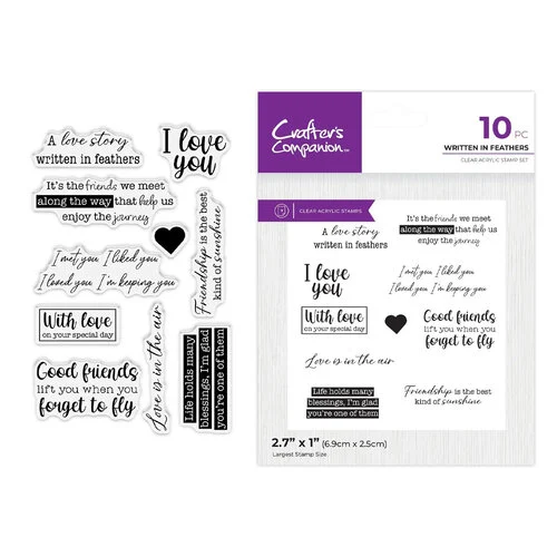 Crafter's Companion - Love Birds Bundle 7 Crafter's Companion - Love Birds Bundle