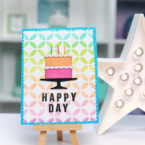 Scrapbook.com - Clear Photopolymer Stamp Set - Mini Caps - Solid