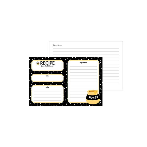 Echo Park - Recipe Cards Collection - Bee Happy 6 Echo Park - Recipe Cards Collection - Bee Happy