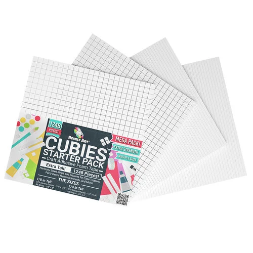 Bearly Art - The Polar Collection - Craft Adhesive Foam - Cubies