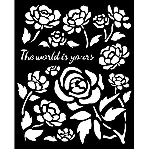 Stamperia - Timeless Collection - Stencils - Roses 1 Stamperia - Timeless Collection - Stencils - Roses