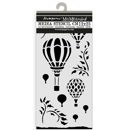 Stamperia - Timeless Collection - Stencils - Air Balloons 2 Stamperia - Timeless Collection - Stencils - Air Balloons
