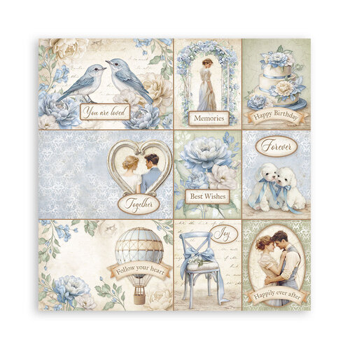 Stamperia - Timeless Collection - 8 x 8 Paper Pad - Single Face 19 Stamperia - Timeless Collection - 8 x 8 Paper Pad - Single Face